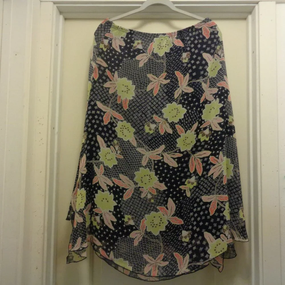 BOHO GYPSY FLOWERS TOP & SKIRT SET 14